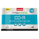 CD-R Discs, 700 MB/80 min, 48x, Spindle, Silver, 50/Pack