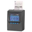 7500E Totalizing Time Recorder, LCD Display, Charcoal