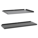 Manage Series Shelf and Tray Kit, Steel, 17.5w x 9d x 1h, Ash