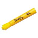 Tank Style Highlighters, Yellow Ink, Chisel Tip, Yellow Barrel, Dozen