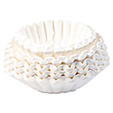 Commercial Coffee Filters, 12 Cup Size, Flat Bottom, 500/Bag, 2 Bags/Carton