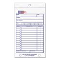 Sales Book, 12 Lines, Two-Part Carbonless, 3.63 x 6.38, 50 Forms Total