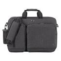 Urban Hybrid Briefcase, Fits Devices Up to 15.6", Polyester, 16.75" x 4" x 12", Gray