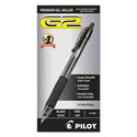 G2 Premium Retractable Gel Pen, 0.7 mm, Black Ink, Smoke Barrel, Dozen