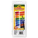 Watercolors, 16 Assorted Colors, Palette Tray