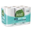 100% Recycled Bathroom Tissue, Septic Safe, 2-Ply, White, 240 Sheets/Roll, 12/Pack