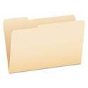 Manila File Folders, 1/3-Cut Tabs: Assorted, Legal Size, 0.75" Expansion, Manila, 100/Box