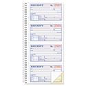 2-Part Receipt Book, Two-Part Carbonless, 4.75 x 2.75, 4 Forms/Sheet, 200 Forms Total