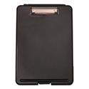 Storage Clipboard, 0.5" Clip Capacity, Holds 8.5 x 11 Sheets, Black