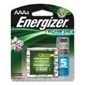 NiMH Rechargeable AAA Batteries, 1.2 V, 4/Pack