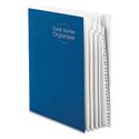 Deluxe Expandable Indexed Desk File/Sorter, 31 Dividers, Date Index, Letter Size, Dark Blue Cover