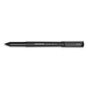 Write Bros. Ballpoint Pen, Stick, Bold 1.2 mm, Black Ink, Black Barrel, Dozen