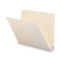 Heavyweight Manila End Tab Folders, 9.5" High Front, Straight 1-Ply Tabs, Letter Size, 0.75" Expansion, Manila, 100/Box