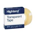 Transparent Tape, 1" Core, 0.75" x 36 yds, Clear