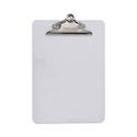 Plastic Clipboard with High Capacity Clip, 1.25" Clip Capacity, Holds 8.5 x 11 Sheets, Clear
