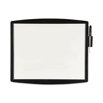 Partition Additions Dry Erase Board, 15.38 x 13.25, White Surface, Dark Graphite HPS Frame