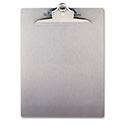 Recycled Aluminum Clipboard with High-Capacity Clip, 1" Clip Capacity, Holds 8.5 x 11 Sheets, Silver