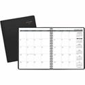 At-A-Glance Planner - Monthly - 1 Year - January 2026 to December 2026 - 1 Month Single Page Layout - 6 7/8" x 8 3/4" Sheet Size - Black Cover - Phone Directory, Perforated - 1 Each