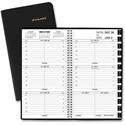 At-A-Glance 2026 Refillable Weekly Appointment Book Planner" , Black, Pocket, 3-1/4" x 6-1/4" - Julian Dates - Weekly - 1 Year - January 2026 to December 2026 - 8:00 AM to 5:00 PM - Hourly, Monday - Friday - 1 Week Double Page Layout - 3 1/4" x 6 1/4