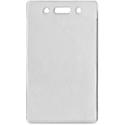 Advantus Proximity Card Vertical Badge Holder - 2.4" Width x 3.4" Length - Vinyl - Clear - 50 / Pack