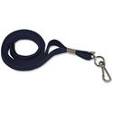 Advantus J-Hook Deluxe Lanyard - 36" Length - Blue - Nylon, Cotton, Metal - 24 / Box