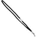 Advantus 36" Deluxe Breakaway Neck Lanyard with J-Hook - 36" Length - Black - Nylon, Metal - 24 / Box