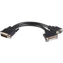 StarTech.com DMS-59 to DVI and VGA Y Cable - 8" Video Cable for Monitor, Video Device - First End: 1 x 15-pin DVI-D (Dual-Link) Digital Video - Female, 1 x DVI-I Digital Video - Female - Second End: 1 x 59-pin DMS-59 - Male - Splitter Cable - Black -
