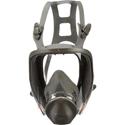 3M 6800 Full Facepiece Reusable Respirator - Medium - Gases, Vapor, Particulate Protection - Thermoplastic - Black, Gray - Lightweight - 1 Each