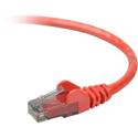Belkin RJ45 Category 6 Snagless Patch Cable - 4 ft Category 6 Network Cable - First End: 1 x RJ-45 - Male - Second End: 1 x RJ-45 - Male - Patch Cable - Red - 1 Each