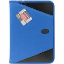 C-Line Letter Expanding File - 8 1/2" x 11" - 300 Sheets Capacity - 13 Pocket(s) - Blue - Zipper Closure - 1 Each
