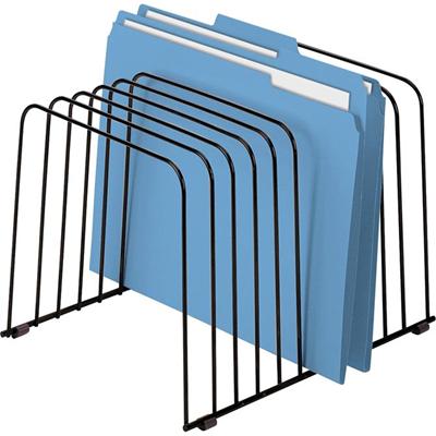 Fellowes Wire File Sorter - 11 Divider(s) - 8" Height x 9" Width x 11.38" Depth - Desktop - Black - Steel - 1 Each