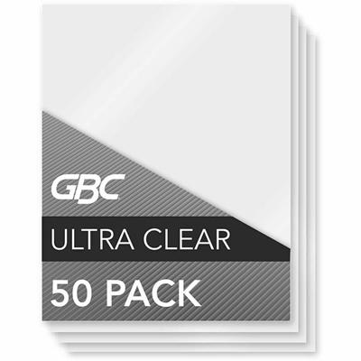 GBC Ultra Clear Thermal Laminating Pouches - Sheet Size Supported: Letter 8.50" Width x 11" Length - Laminating Pouch/Sheet Size: 9" Width x 11.50" Length x 3 mil Thickness - Glossy - for Document, Photo - Flexible, Wear Resistant, Tear Resistant - C