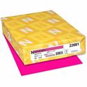 Astrobrights Color Paper - Fuchsia - Letter - 8 1/2" x 11" - 24 lb Basis Weight - Smooth - Acid-free, Lignin-free, Chlorine-free, Heavyweight - Fireball Fuchsia - 500 / Ream