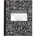 Roaring Spring Wide Ruled Flexible Cover Composition Book - 36 Sheets - 72 Pages - Printed - Sewn/Tapebound - Both Side Ruling Surface - Ruled Red Margin - 15 lb Basis Weight - 56 g/m² Grammage - 8 1/2" x 7" Sheet Size - 0.13" Height x 7" Width 