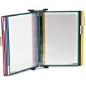 Tarifold Reference Wall Display Unit - 10 Panels - Support Letter 8.50" x 11" Media - Wire-reinforced - Assorted - Metal - 1 Each