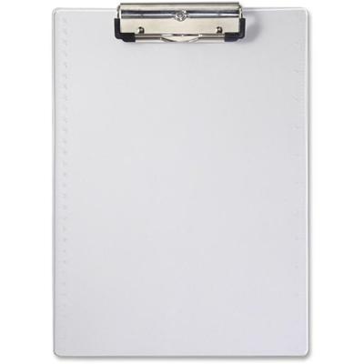 Saunders Acrylic Clipboard - 0.50" Clip Capacity - 8 1/2" x 12" Sheet Size - Acrylic - Clear - 1 Each