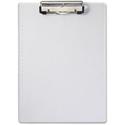 Saunders Acrylic Clipboard - 0.50" Clip Capacity - 8 1/2" x 12" Sheet Size - Acrylic - Clear - 1 Each