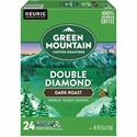 Green Mountain Coffee K-Cup, Pod Double Diamond, Keurig Single-Serve K-Cup pods, Dark Roast Coffee, 24 Count - Compatible with Keurig Brewer - American - Dark - K-Cup, Pod - Double Diamond - Kosher - 24 / Box