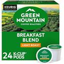 Green Mountain Coffee Roasters&reg; K-Cup Breakfast Blend Coffee - Compatible with Keurig Brewer - Regular - Light - K-Cup - 24 / Box