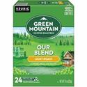 Green Mountain Coffee K-Cup, Pod Our Blend Keurig Single-Serve K-Cup Pods, Light Roast Coffee, 24 Count - Compatible with Keurig Brewer - American - Light - K-Cup, Pod - Our Blend - Kosher - 24 / Box