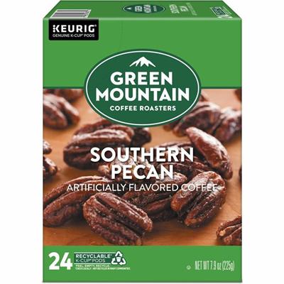 Green Mountain Coffee Roasters&reg; K-Cup, Pod Southern Pecan Keurig Single-Serve K-Cup pods, Light Roast Coffee, 24 Count - Compatible with Keurig Brewer - Regular - Light - K-Cup, Pod - Kosher - 24 / Box