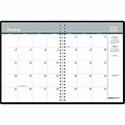 House of Doolittle 14-month Classic Wirebound Monthly Planner - Julian Dates - Monthly - December 2025 to January 2027 - 1 Month Double Page Layout - 8 1/2" x 11" Sheet Size - 2.12" x 1.87" Block - Simulated Leather - Blue Cover - 1 Each
