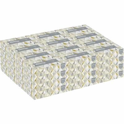 Kleenex Professional Facial Tissue for Business - Flat Box - 2 Ply - 8.40" Width x 8.60" Length - White - 125/Box - 48 / Carton