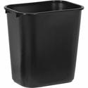 Rubbermaid Commercial 28 QT Medium Deskside Wastebasket - 7 gal Capacity - Rectangular - Durable, Dent Resistant, Rust Resistant, Easy to Clean - 15