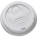 Dixie Drink-thru Lid - Round - Plastic - White - 100 / Pack