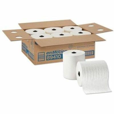 Georgia-Pacific enMotion Premium Touchless Roll Towel - 1 Ply - 8.25" Width x 425 ft Length - White - 6 Roll
