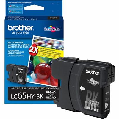Brother Innobella LC65HYBK Original Inkjet Ink Cartridge - Black - 1 Each - 900 Pages