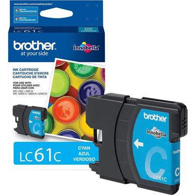 Brother Innobella LC61C Original Inkjet Ink Cartridge - Cyan - 1 Each - 325 Pages