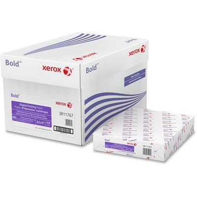 Xerox Bold Digital Printing Paper - White - 100 Brightness - Letter - 8 1/2" x 11" - 60 lb Basis Weight - Smooth - Sustainable Forestry Initiative (SFI) - Uncoated - White - 1 Pack
