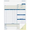 Adams Contractor Forms - 100 Sheet(s) - 2 Part - Carbonless Copy - 8.50" x 11.43" Form Size - White - 1 Each